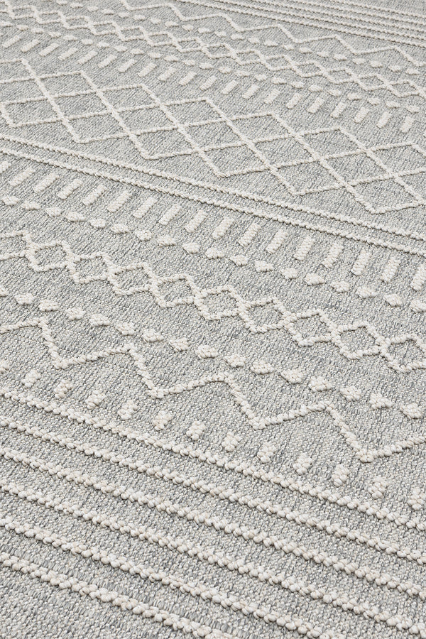 Alba Gri Krem Tozumaz Halı 19237A