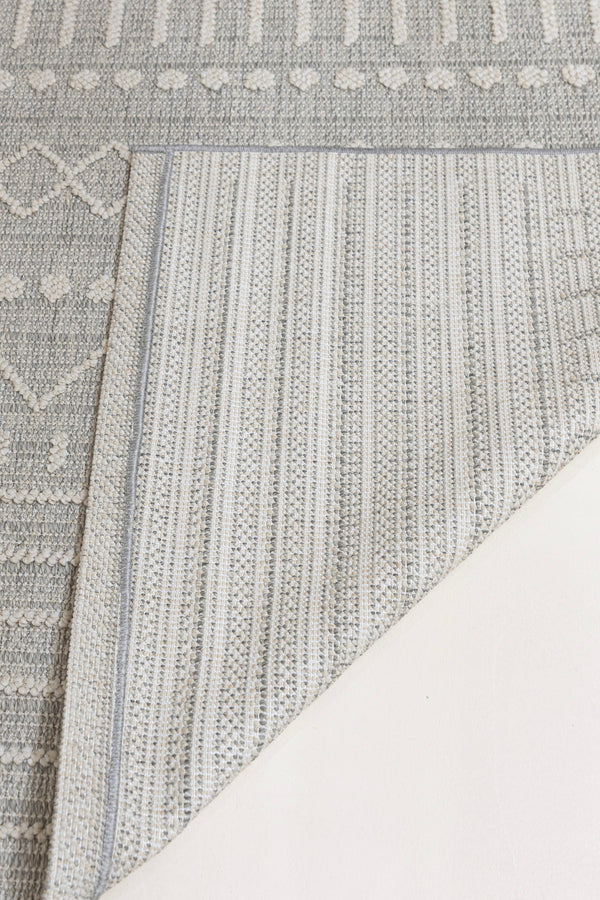 Alba Gri Krem Tozumaz Halı 19237A