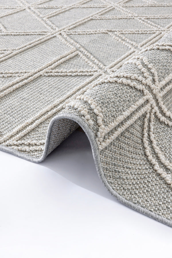 Alba Gri Krem Tozumaz Halı 19241A