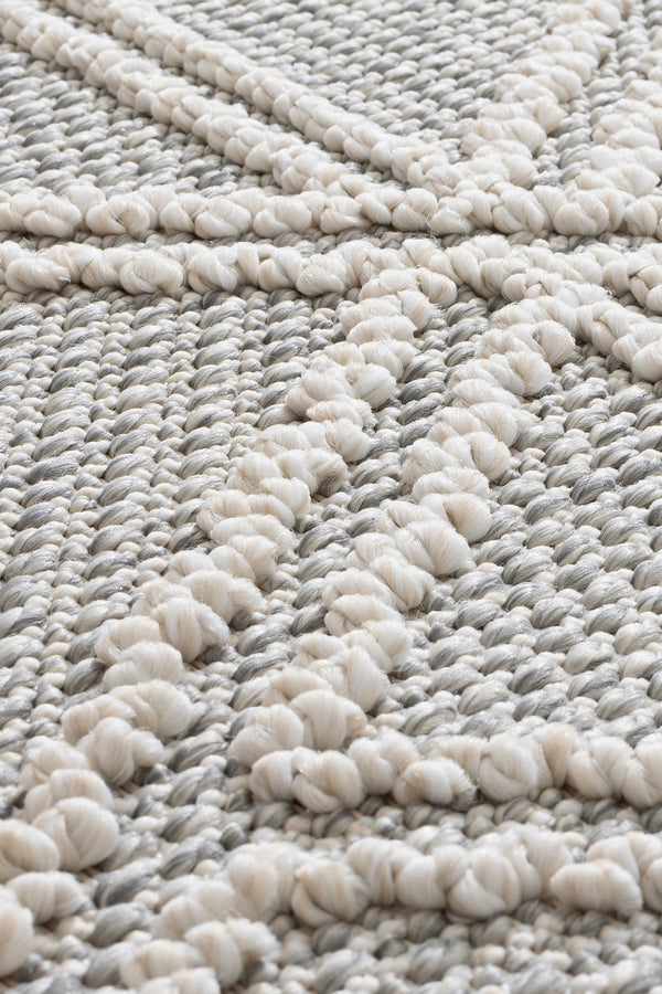 Alba Gri Krem Tozumaz Halı 19241A