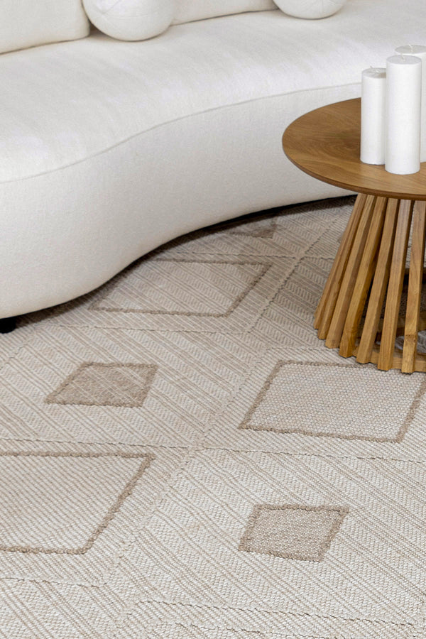 Alba Krem Bej Tozumaz Halı 19246A