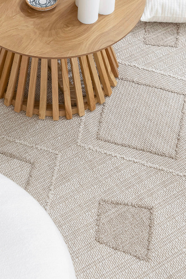 Alba Krem Bej Tozumaz Halı 19246A