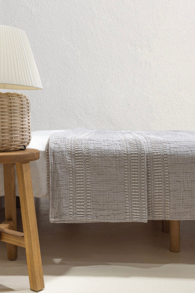 Assos Bej Çift Kişilik Yatak Örtüsü 230x250 5036