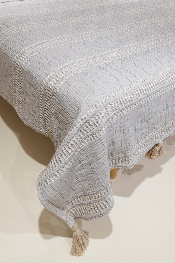 Assos Bej Çift Kişilik Yatak Örtüsü 230x250 5036