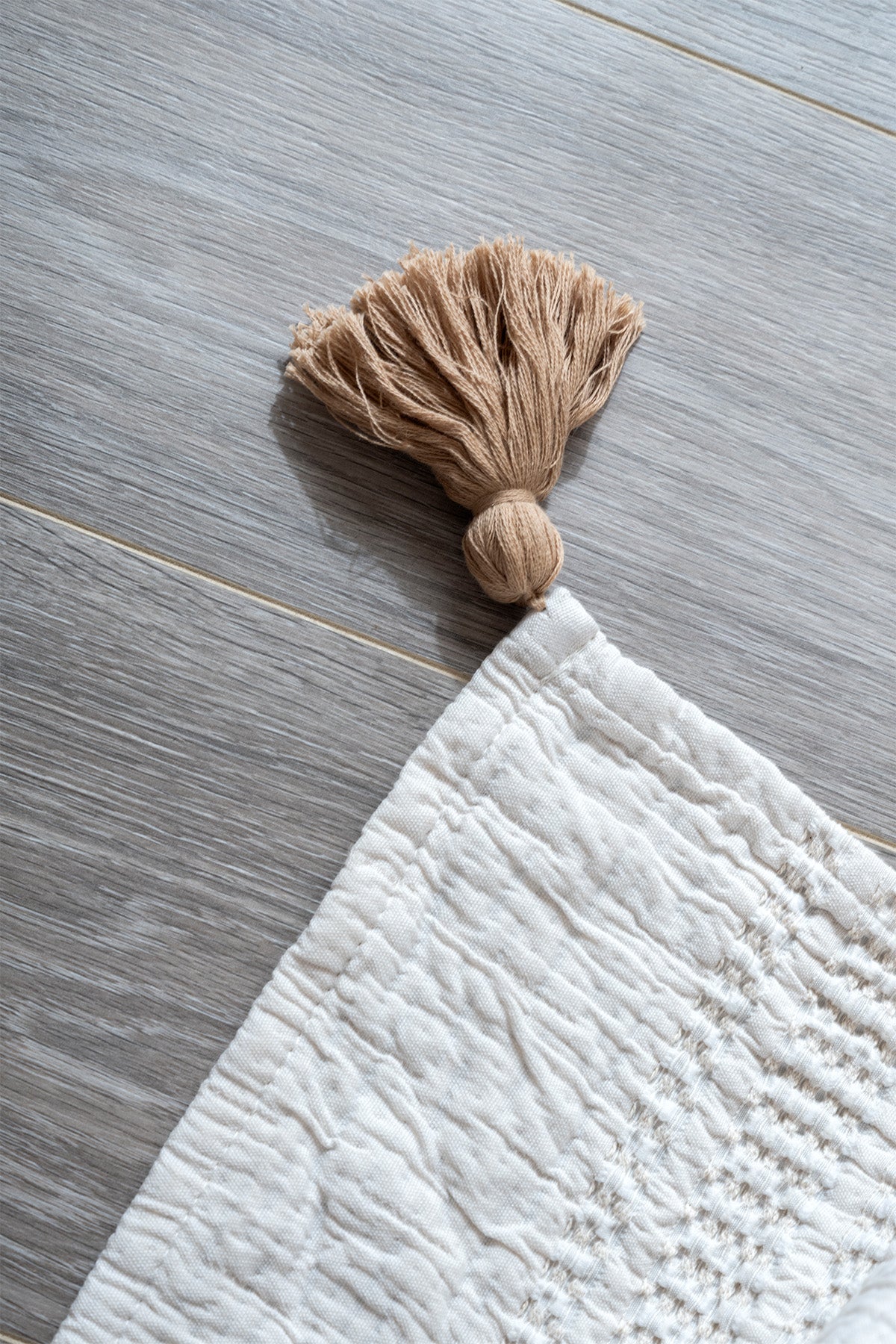Assos Krem Taş Yıkama Tek Kişilik Yatak Örtüsü 170x240