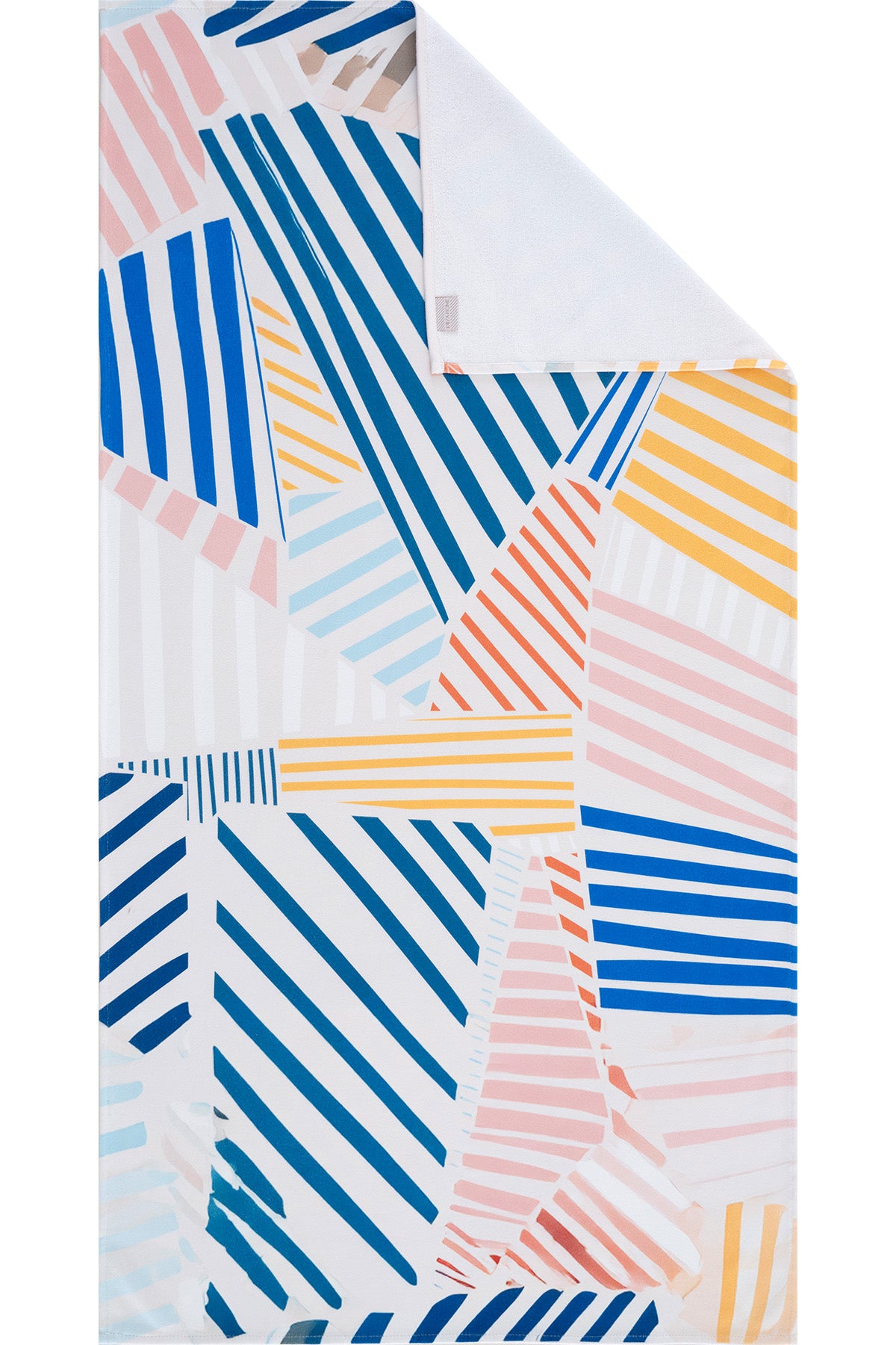 Bali Lines Çok Renkli Geometrik Çizgili Kum Tutmaz Plaj Havlusu 75x150 cm 4310