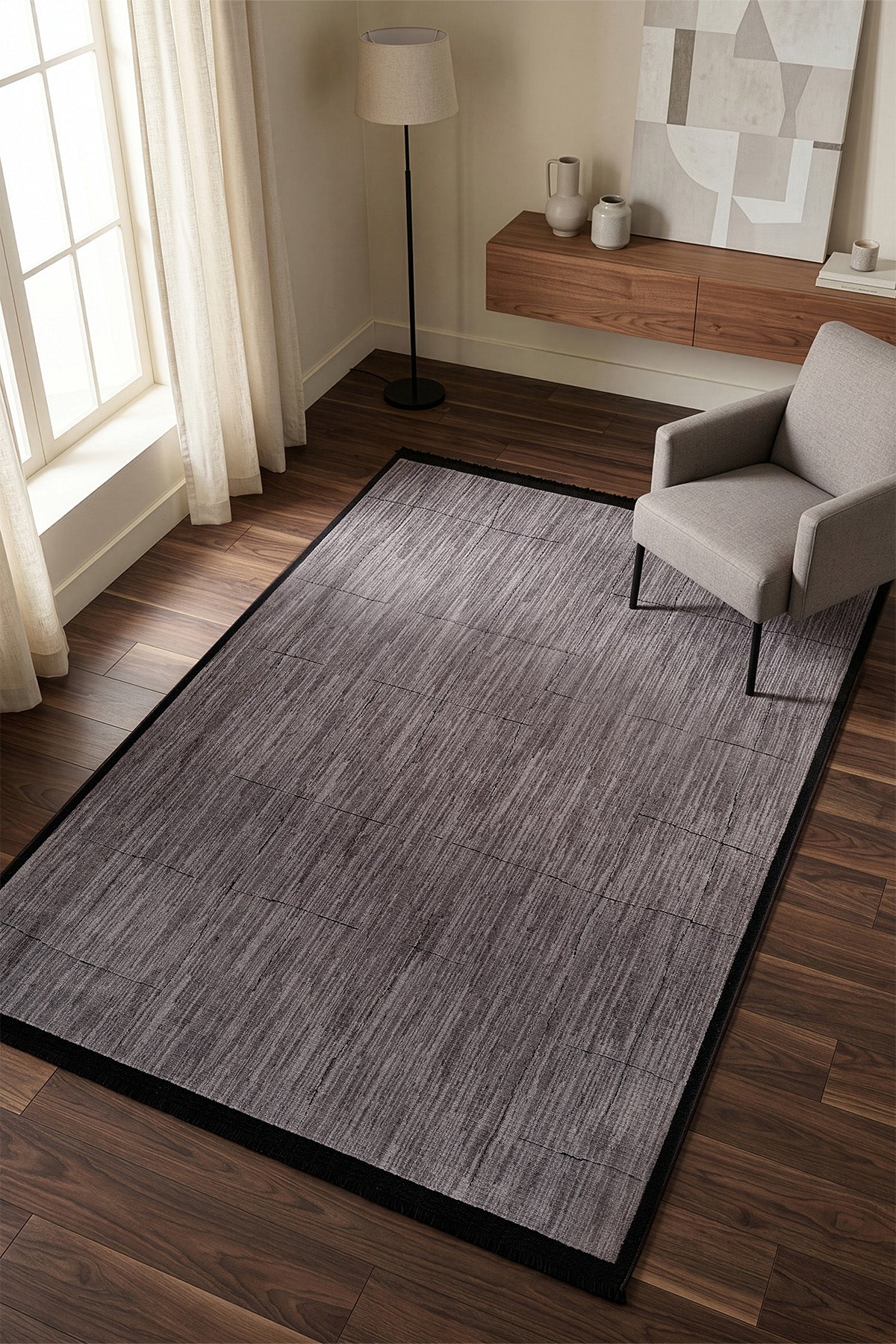 Calvin Klein Bliss Gri Halı A5695D