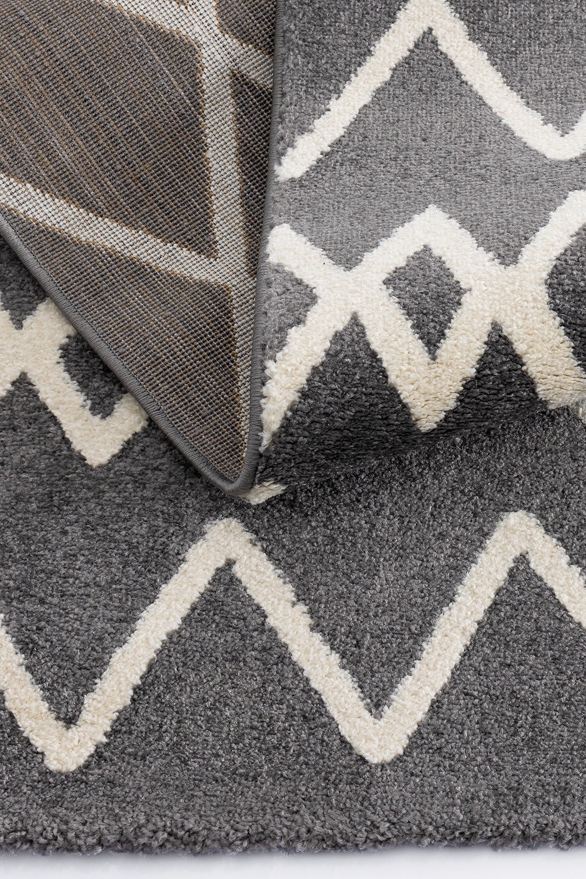Blomst Antrasit Halı Kilim Salon Oturma Odası Yatak Odası Koridor Makine Halısı 59834