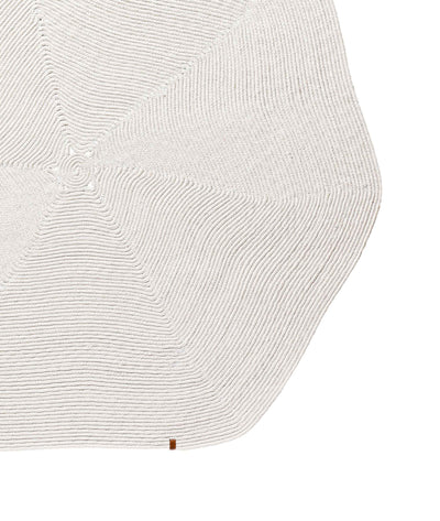 Boulder Beyaz Altıgen Yıkanabilir Halı 69592