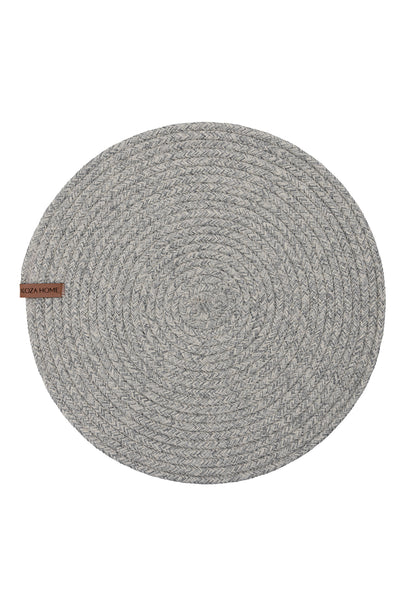 Cesta Amerikan Servis Gri Jüt Düz Supla 37x37 9681