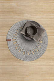 Cesta Amerikan Servis Gri Jüt Dekoratif Supla 37x37 9683