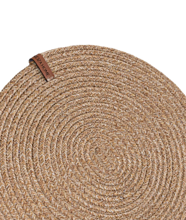 Cesta Amerikan Servis Natural Jüt Düz Supla 37x37 9028