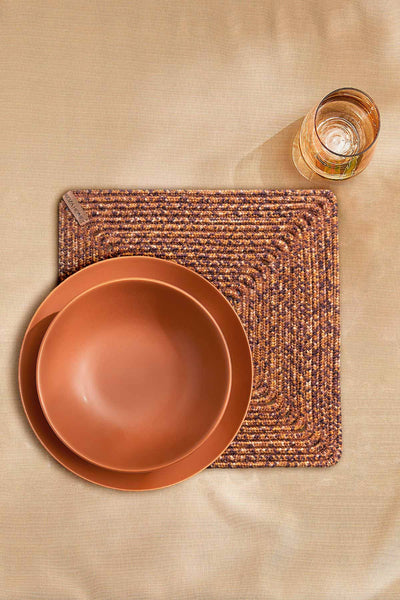 Cesta El Yapımı Kiremit Kare Supla 32x32 4030