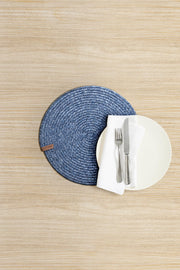 Cesta El Yapımı Lacivert Supla 37x37 4014