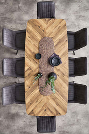 Cesta El Yapımı Mor Runner 37x136 4022