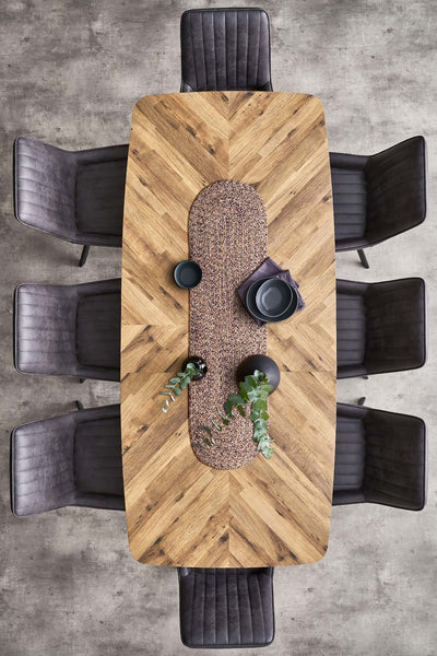 Cesta El Yapımı Mor Runner 37x136 4022