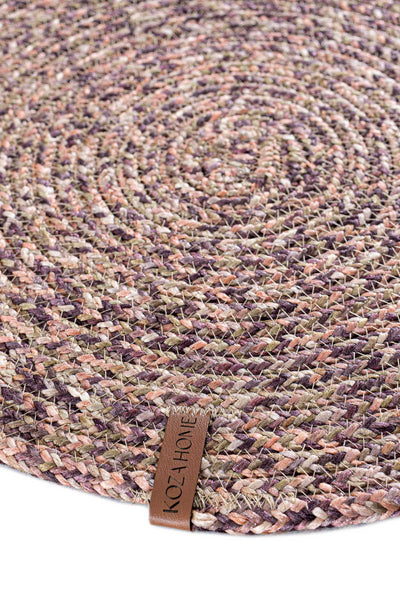 Cesta El Yapımı Mor Supla 37x37 4021