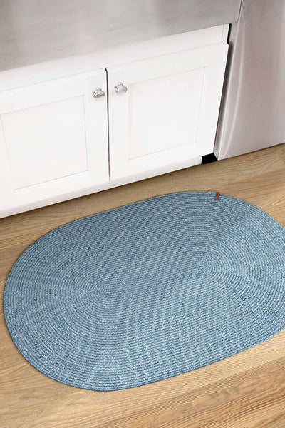 Cesta El Yapımı Turkuaz Kilim 50x80 4006