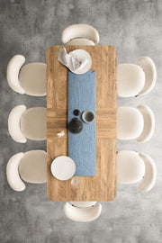 Cesta El Yapımı Turkuaz Runner 37x136 4004