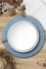 Cesta El Yapımı Turkuaz Supla 37x37 4000