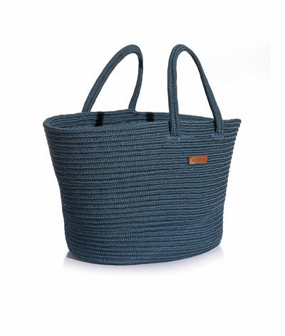 Cesta El Yapımı Lacivert Plaj Çantası 26x57