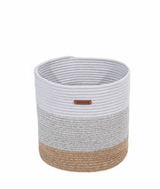 Cesta El Yapımı Gri Natural Dekoratif Sepet 35cm 9043