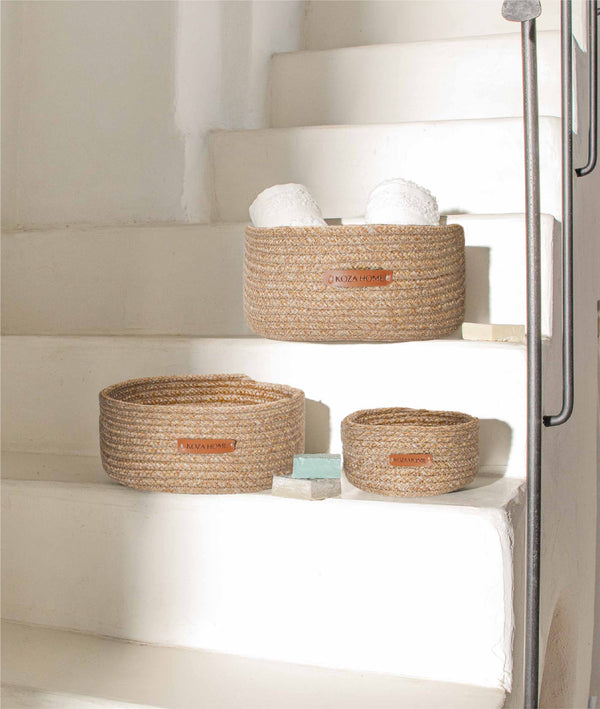 Cesta El Yapımı Dekoratif Sepet 25cm 9049