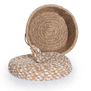 Cesta El Yapımı Natural Bej Sepet 15cm 9034