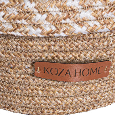 Cesta El Yapımı Natural Bej Sepet 15cm 9034