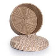 Cesta El Yapımı Natural Bej Sepet 25cm 9033