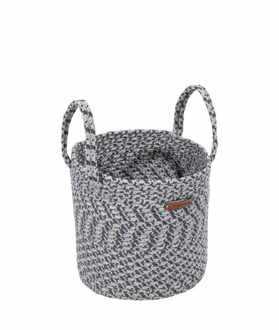 Cesta El Yapımı Gri Antrasit Sepet 25cmx50cm 9021