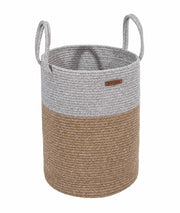 Cesta El Yapımı Natural Gri Sepet 36cmx42cm 9016
