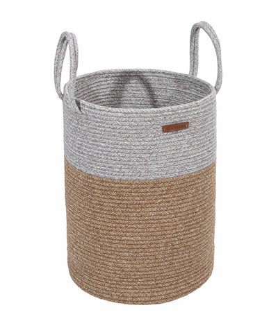 Cesta El Yapımı Natural Gri Sepet 36cmx42cm 9016