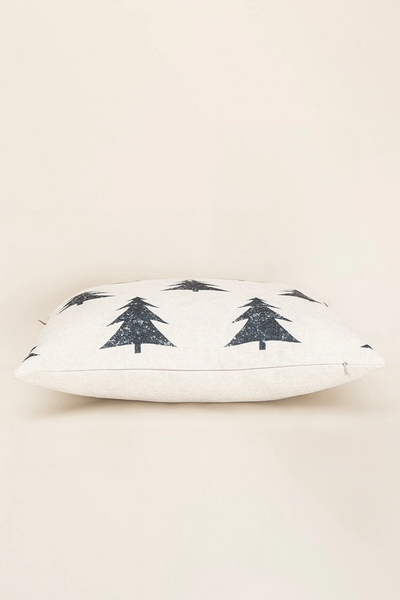 Charm Çam Ağacı Baskılı Krem Kırlent 45X45 35252A