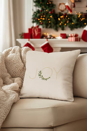 Charm Joy İşlemeli Bej Kırlent 43X43 35254A