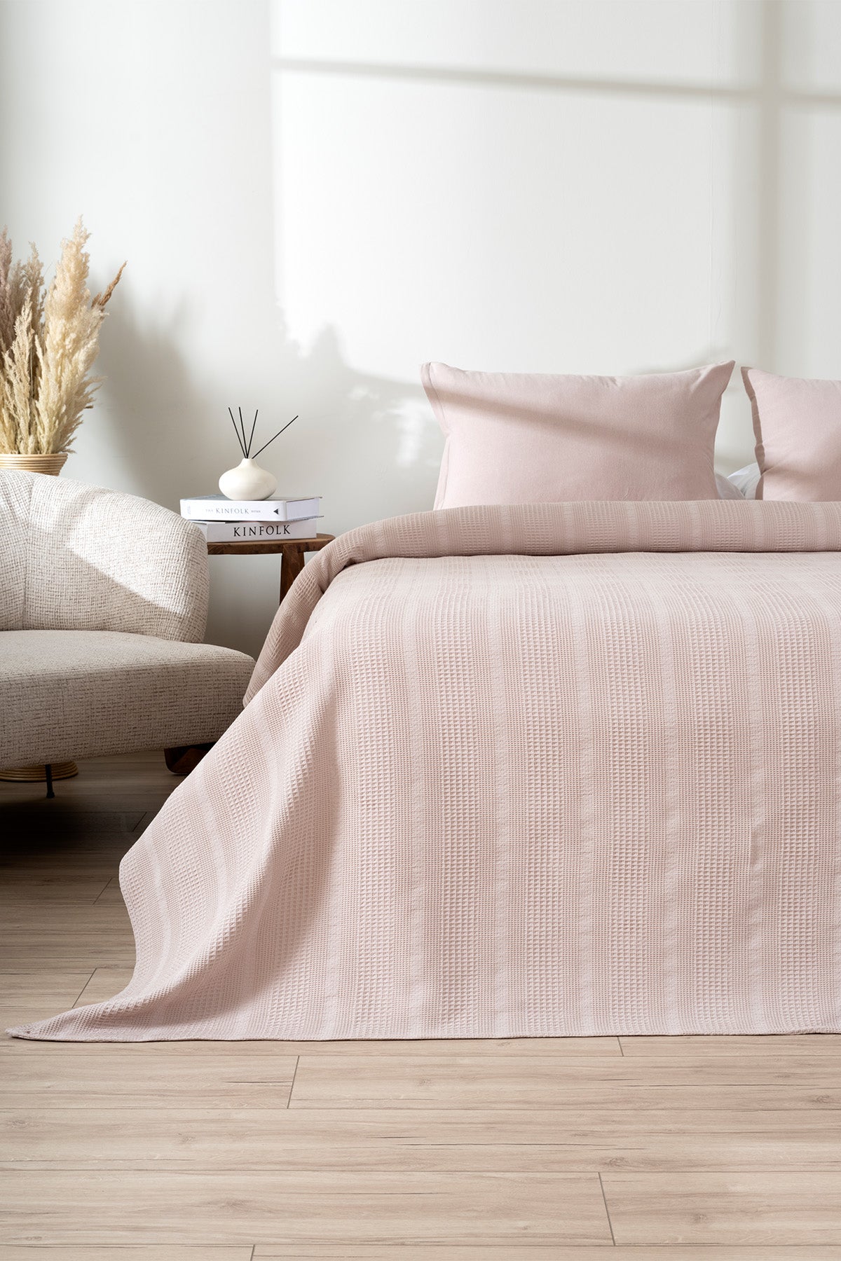 Clara Cappuccino Çift Kişilik Pike Takımı 2519