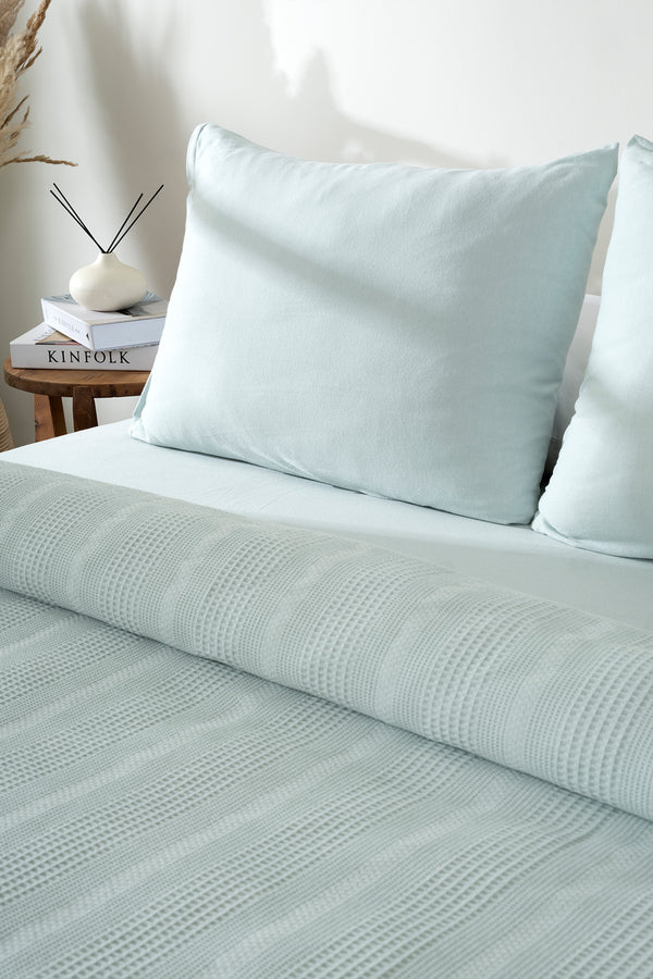 Clara Mint Çift Kişilik Pike Takımı 2518