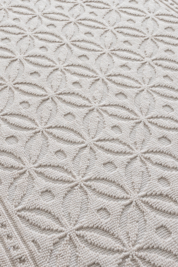 Country Krem Pamuk Kilim 8598