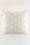 Craft Krem Sade Ponpon Dikişli Boncuk Elyaf İç Dolgulu Kırlent 43 x 43 35302A