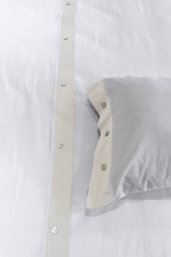 Dave Fildişi Çift Kişilik Nevresim Takımı 4 Yastık 200x220 5043