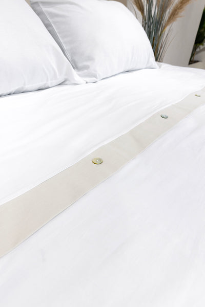 Dave Fildişi Çift Kişilik Nevresim Takımı 4 Yastık 200x220 5043