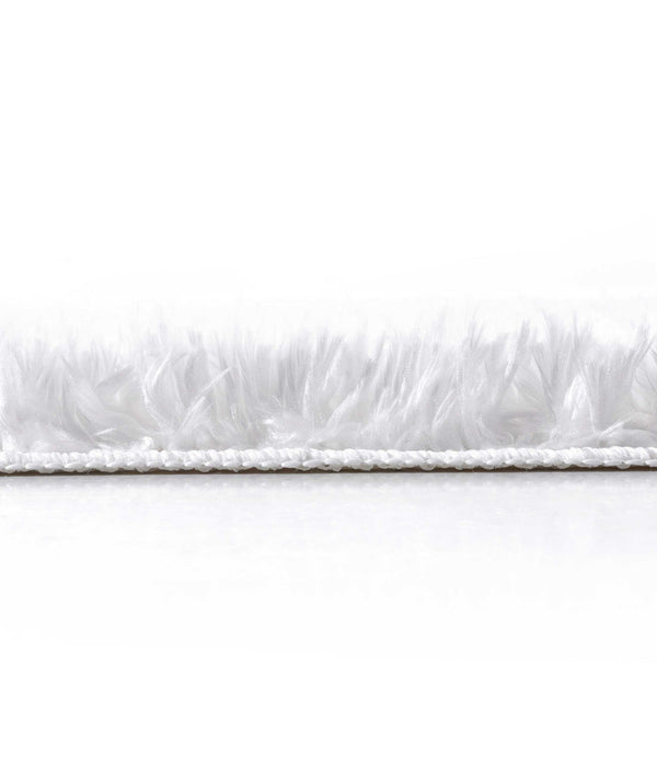 Douro Shaggy Beyaz 2'li Banyo Paspası 60 x 100 - 50 x 60