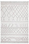 Duo Beyaz Bej Çift Taraflı Yıkanabilir Dokuma Kilim 23001A