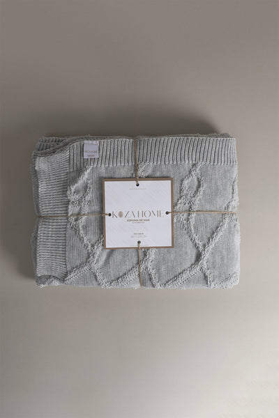 Espuma De Mar Gri Tek Kişilik Battaniye 160x220 37131