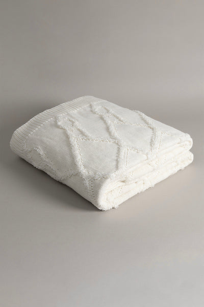 Espuma De Mar Krem Çift Kişilik Battaniye 200x220 37125