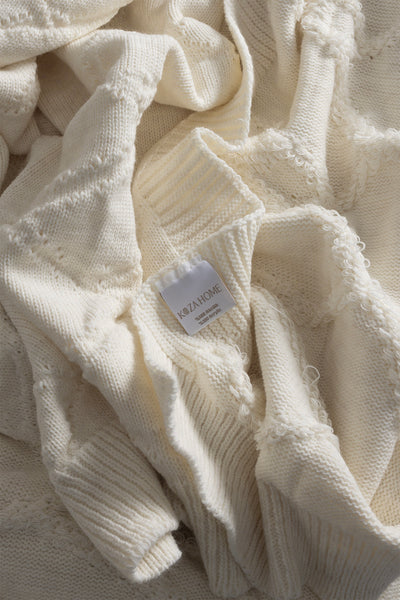 Espuma De Mar Krem Çift Kişilik Battaniye 200x220 37125