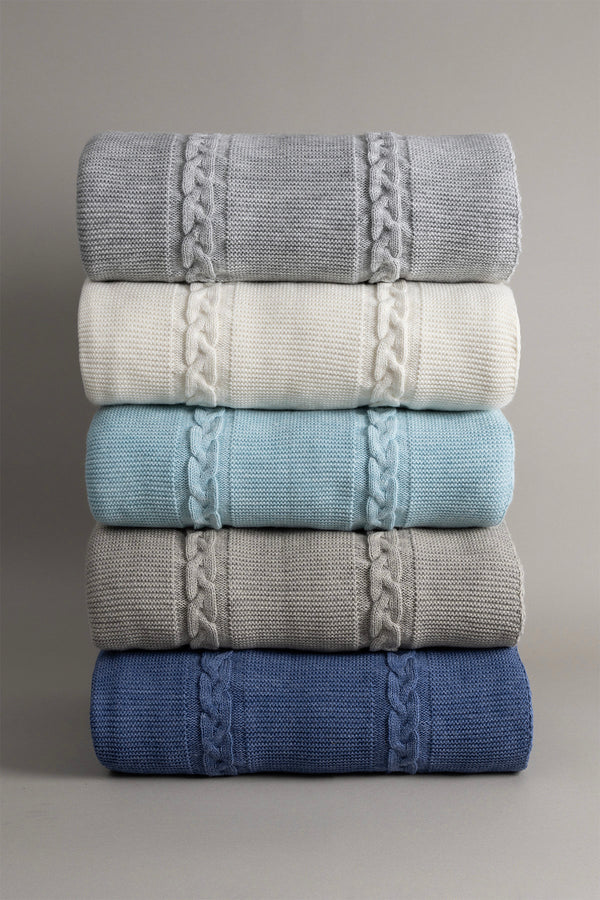 Espuma De Mar Krem Çift Kişilik Battaniye 200x220 37125