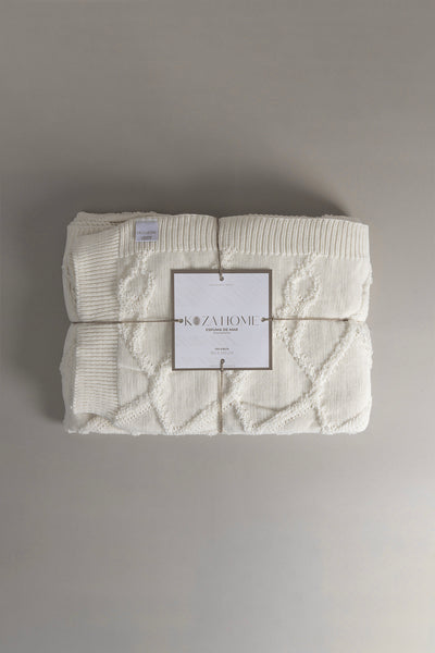 Espuma De Mar Krem Tek Kişilik Battaniye 160x220 37126