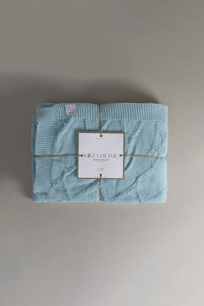 Espuma De Mar Mavi Tek Kişilik Battaniye 160x220 37146