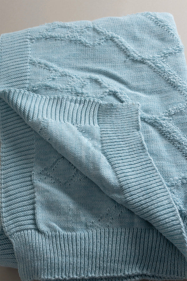 Espuma De Mar Mavi Tek Kişilik Battaniye 160x220 37146